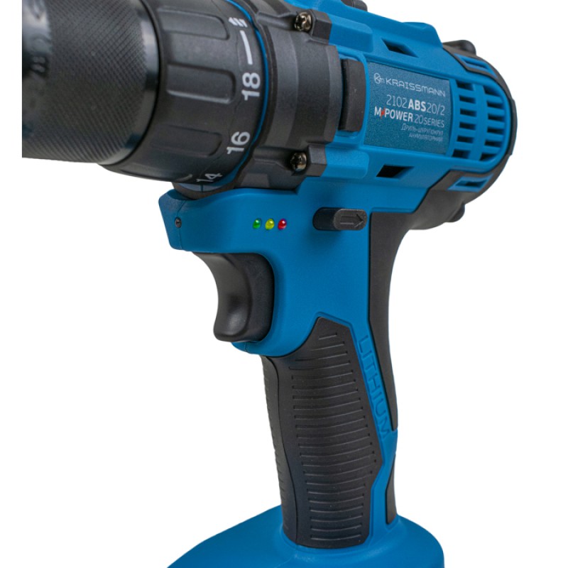 Шуруповерт аккумуляторный Kraissman 2102 ABS 20/2 (M-POWER SERIES 20)