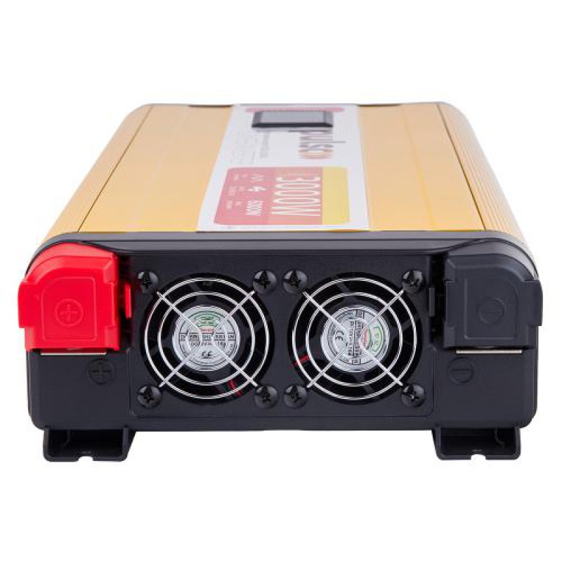 Преобраз. напряжения PULSO/ISU-3000/12V-220V/3000WLCD/USB-5VDC2.0A/син.волна/клеммы