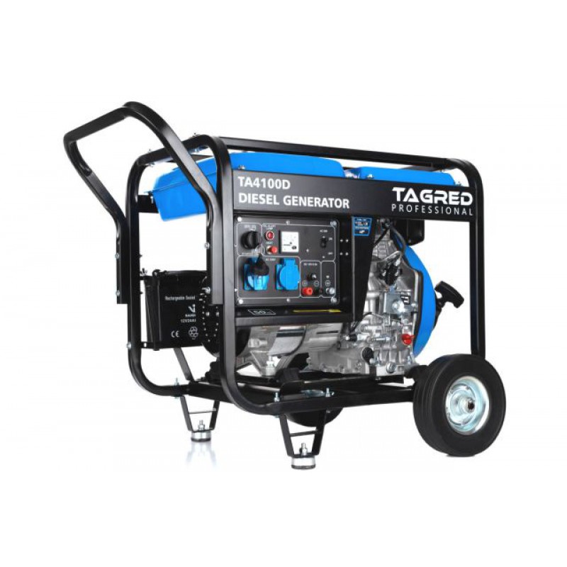 Дизельний генератор TAGRED TA4100D + газова плитка Orcamp CK-505 + електричний обігрівач Gardyer HE2000