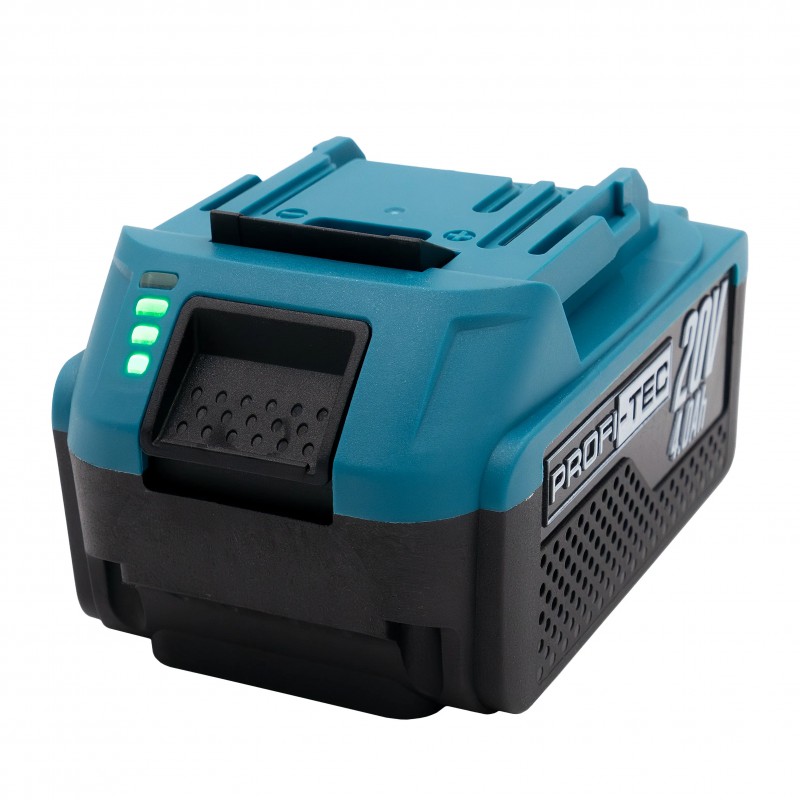 Аккумуляторная батарея PROFI-TEC PT2040EP POWERLine (20 В / 4.0 Ач, высокотоковая, с индикатором)