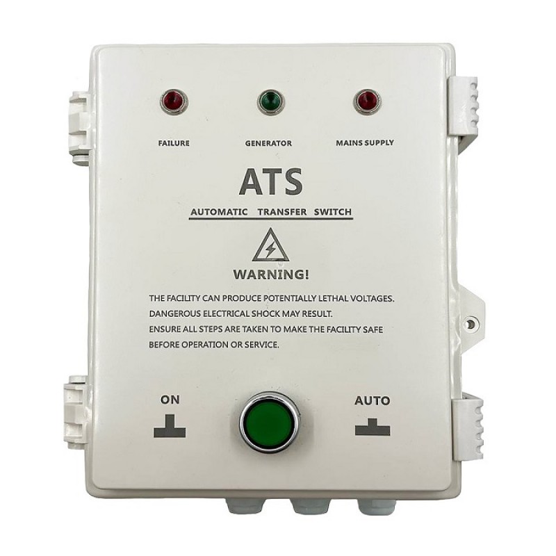 Автоматический ввод резерва (автоматика ATS/АВР) AISIKAI ASKQ-63A/2P для генераторов 5 – 20 кВт (220 В)