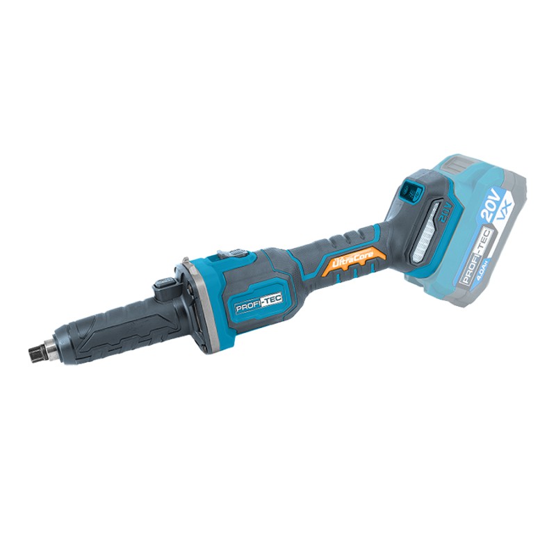Аккумуляторная прямая шлифовальная машина PROFI-TEC PPSG0620 UltraCore (без аккумулятора и зарядного устройства)