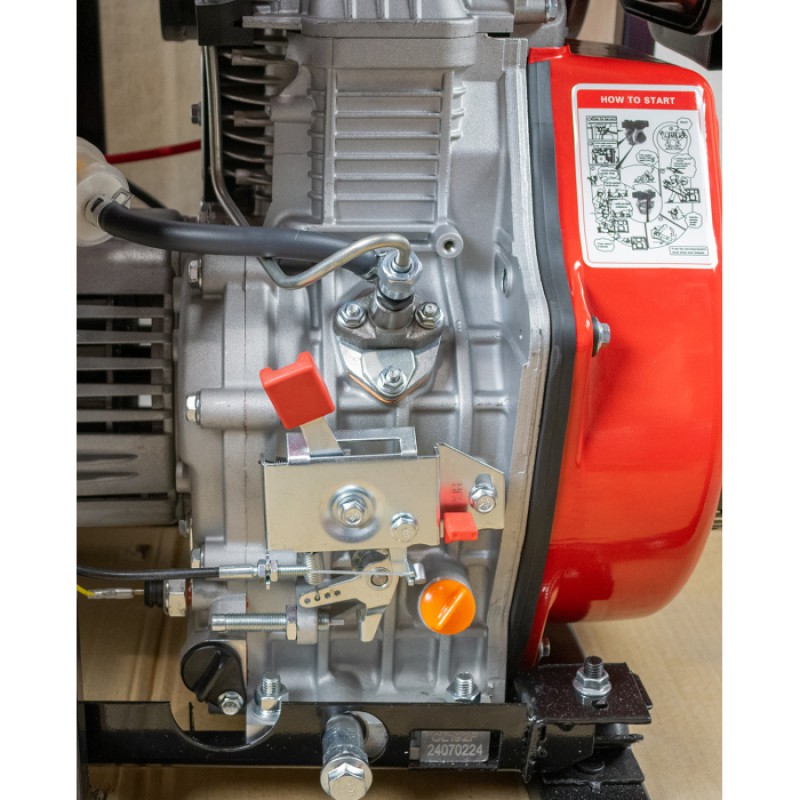 Дизельный генератор 8 кВт KRAISSMANN 10000 DG 1 RED ENERGY LINE (открытого типа)