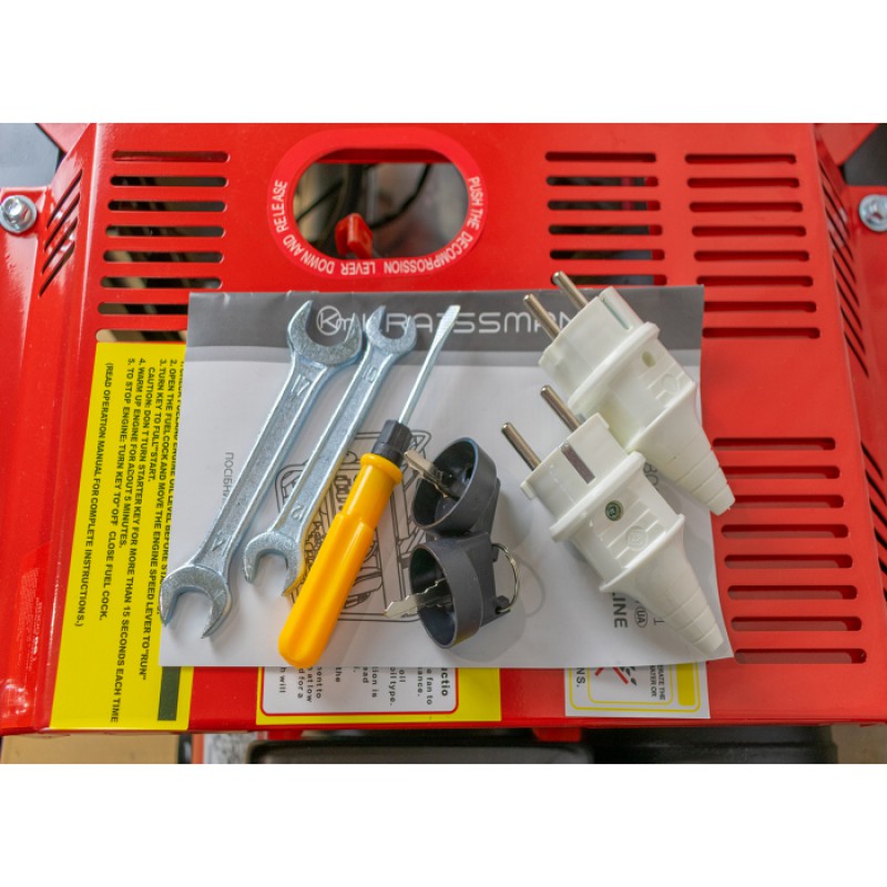 Дизельный генератор 8 кВт KRAISSMANN 10000 DG 1 RED ENERGY LINE (открытого типа)