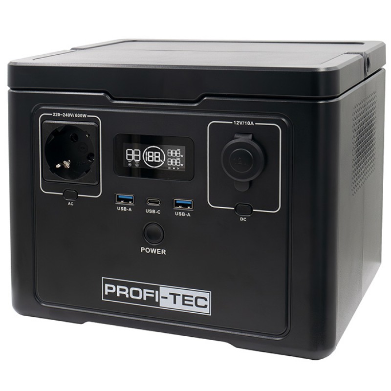 Зарядна станція портативна PROFI-TEC PPS600 LiFePO₄ (ном. 600 Вт / макс. 1200 Вт, батарея 512 Вт⋅год) Зарядна станція портативна PROFI-TEC PPS600 LiFePO₄ (ном. 600 Вт / макс. 1200 Вт, батарея 512 Вт⋅год)