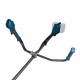 Аккумуляторная коса PROFI-TEC PGT4540 БЕЗЩЕТКОВЫЙ мотор (40 В (2x20 В), (без аккумуляторов и зарядного, в коробке)