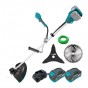 Акумуляторна коса PROFI-TEC PGT4540 БЕЗЩІТКОВИЙ мотор (40 В (2x20 В), 2 х PT2040VX (4.0 Aг), зарядний пристрій, коробка)