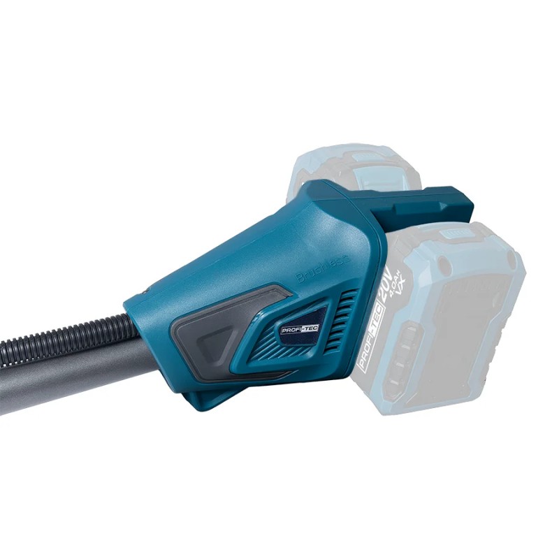 Аккумуляторная коса PROFI-TEC PGT4540 БЕСЩЕТОЧНЫЙ мотор (40 В (2x20 В), 2 х PT2040VX (4.0 Ач), зарядное устройство, коробка)