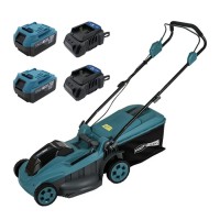 Аккумуляторная газонокосилка PROFI-TEC EcoCut 43 Lite, 40В (2х20В), ширина 430мм, Бесщеточный двигатель (2 х PT2040MP (4.0Ач), 2×зарядное устройство, коробка)