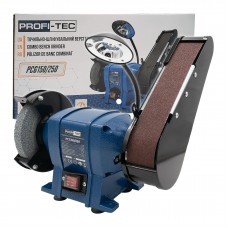 Точильний верстат дисково-стрічковий PROFI-TEC PCG150/250