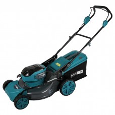 Аккумуляторная газонокосилка  PROFI-TEC EcoCut 51 Pro (40 В (2×20 В), бесщеточный двигатель, мульчирование, ширина 510 мм, высота 30 - 80 мм, травосборник 50 л) без АКБ и ЗУ, коробка, заглушка для мульчирования