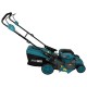 Аккумуляторная газонокосилка PROFI-TEC EcoCut 51 Pro (40 В (2×20 В), бесщеточный двигатель, мульчирование, ширина 510 мм, высота 30 - 80 мм, травосборник 50 л) без АКБ и ЗУ, коробка, заглушка для мульчирования