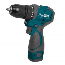 Аккумуляторный шуруповерт PROFI-TEC PPCD5516 Professional (16 В, безщітковий двигун, 55 Нм, патрон 13 мм) 2×PPT1620 (2.0 Аг), ЗП BC16V, кейс