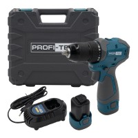 Акумуляторний шуруповерт PROFI-TEC PPCD5516 Professional (16 В, безщітковий двигун, 55 Нм, патрон 13 мм) 2×PPT1620 (2.0 Аг), ЗП BC16V, кейс Акумуляторний шуруповерт PROFI-TEC PPCD5516 Professional (16 В, безщітковий двигун, 55 Нм, патрон 13 мм) 2×PPT1620 (2.0 Аг), ЗП BC16V, кейс