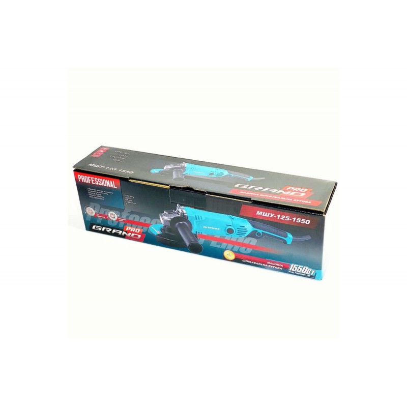 Машина углошлифовальная Grand МШУ-125-1550 PRO