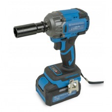 Акумуляторний ударний гайковерт Kraissmann KRAISSMANN 1103 ASS-BL 20/2 MP (крутний момент 650 Нм, дві АКБ по 4000 мАг, зарядний пристрій, набір головок, перехідники для свердлильного патрону та біт, кейс)