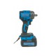 Акумуляторний ударний гайковерт Kraissmann KRAISSMANN 1103 ASS-BL 20/2 MP (крутний момент 650 Нм, дві АКБ по 4000 мАг, зарядний пристрій, набір головок, перехідники для свердлильного патрону та біт, кейс)