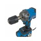 Акумуляторний ударний гайковерт Kraissmann KRAISSMANN 1103 ASS-BL 20/2 MP (крутний момент 650 Нм, дві АКБ по 4000 мАг, зарядний пристрій, набір головок, перехідники для свердлильного патрону та біт, кейс)