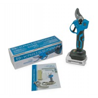 Аккумуляторный секатор KRAISSMANN 25 AGS-BL 20MP (дисплей, бесщеточный мотор, без АКБ и зарядного устройства) Подходит для работы с удлинителем VS'2000/VS'2500