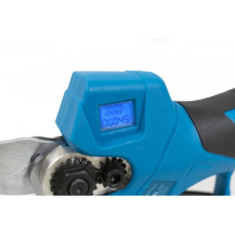 Аккумуляторный секатор KRAISSMANN 25 AGS-BL 20MP (дисплей, бесщеточный мотор, без АКБ и зарядного устройства) Подходит для работы с удлинителем VS'2000/VS'2500