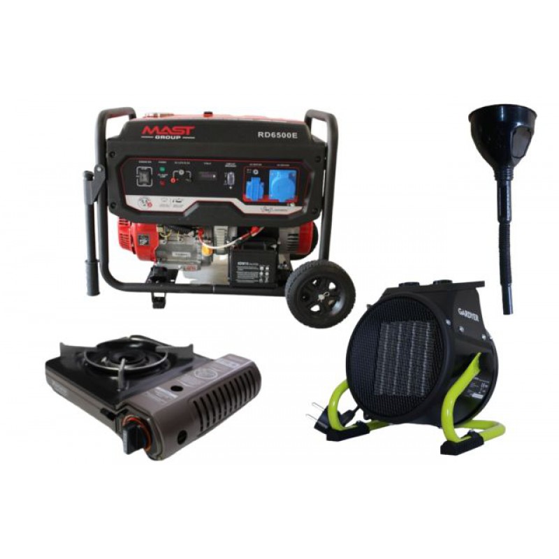 Бензиновый генератор MAST GROUP RD6500E