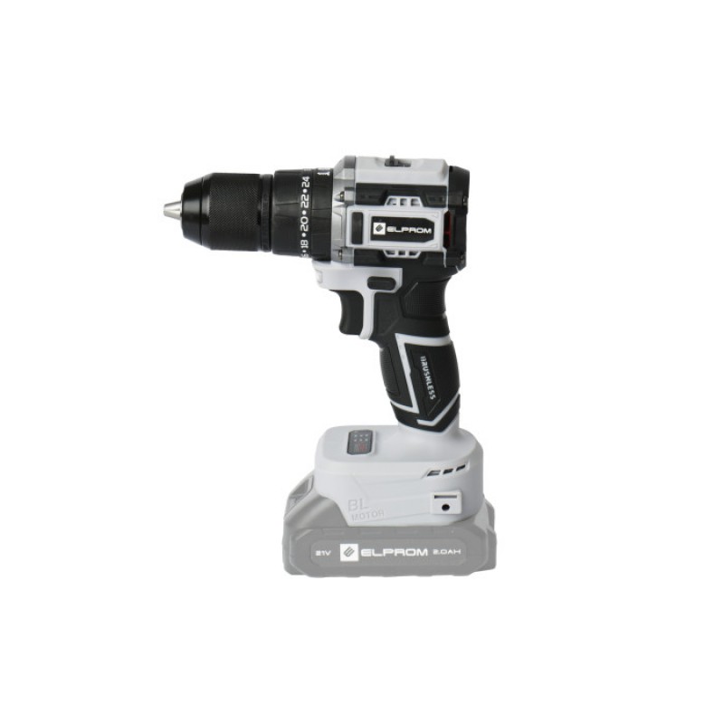 Шуруповерт акумуляторний Елпром EDSA-21V-60 IMPACT Professional 60 Нм без акумуляторів та зарядного пристрою