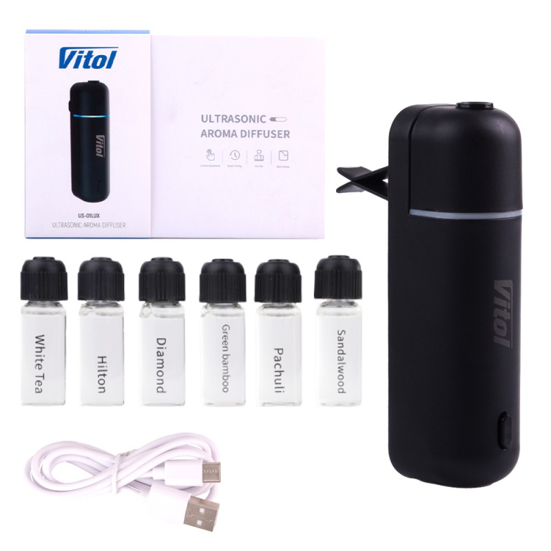 Ультразвуковой автомобильный аромадифузор Vitol,Black