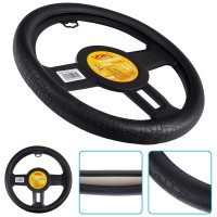 Чехол на руль VLOD-24LC5 BK L черный/БУ/кожа один шов Чехол на руль VLOD-24LC5 BK L черный/БУ/кожа один шов