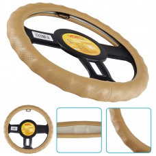 Чехол на руль VLOD-24LC6 BG M беж/БО/кожа один шов