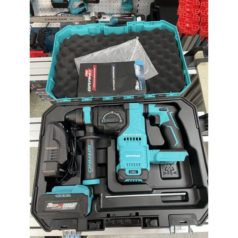 Акумуляторний перфоратор ПА-20/26BL/HS (BRUSHLESS)