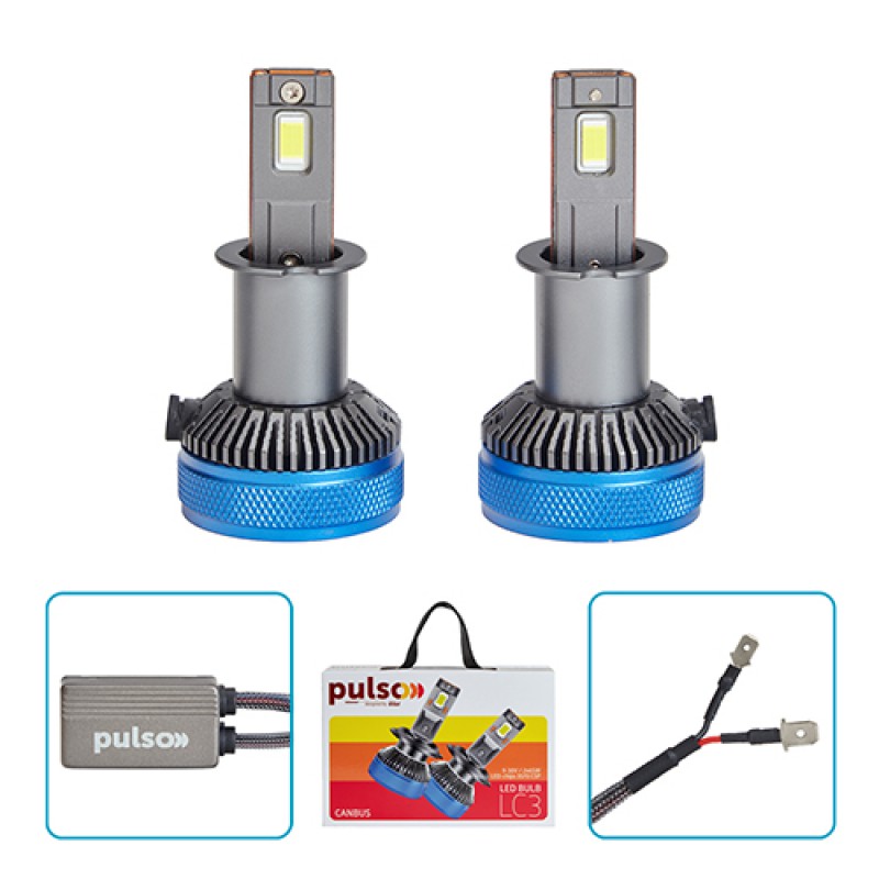 Лампы PULSO LC3-H3-LED-chips 3570 CSP/9-30V/2*65W/13000Lm/6000k