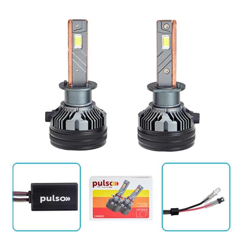 Лампы PULSO LC7-H1-LED-chips Customized CSP/9-30V/2*85W/20000Lm/6000k