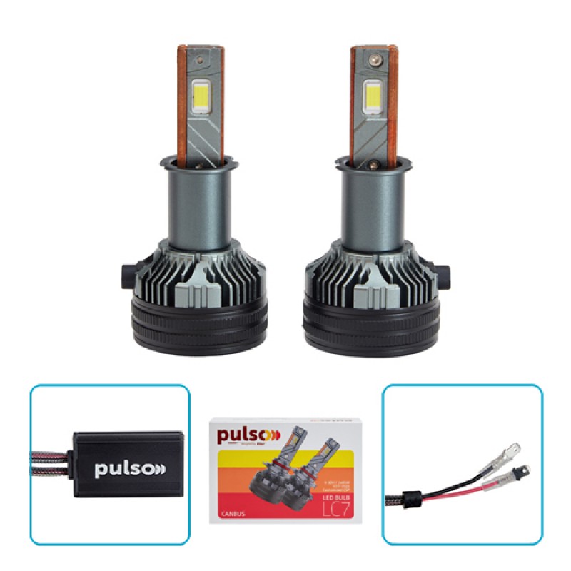 Лампы PULSO LC7-H3-LED-chips Customized CSP/9-30V/2*85W/20000Lm/6000k