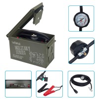 Компрессор автомобильный "VOIN" VM-070 "MILITARY SERIES" 150psi/25A/90л/клеммы