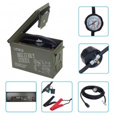 Компресор автомобільний "VOIN" VM-070 "MILITARY SERIES" 150psi/25A/90л/клемми