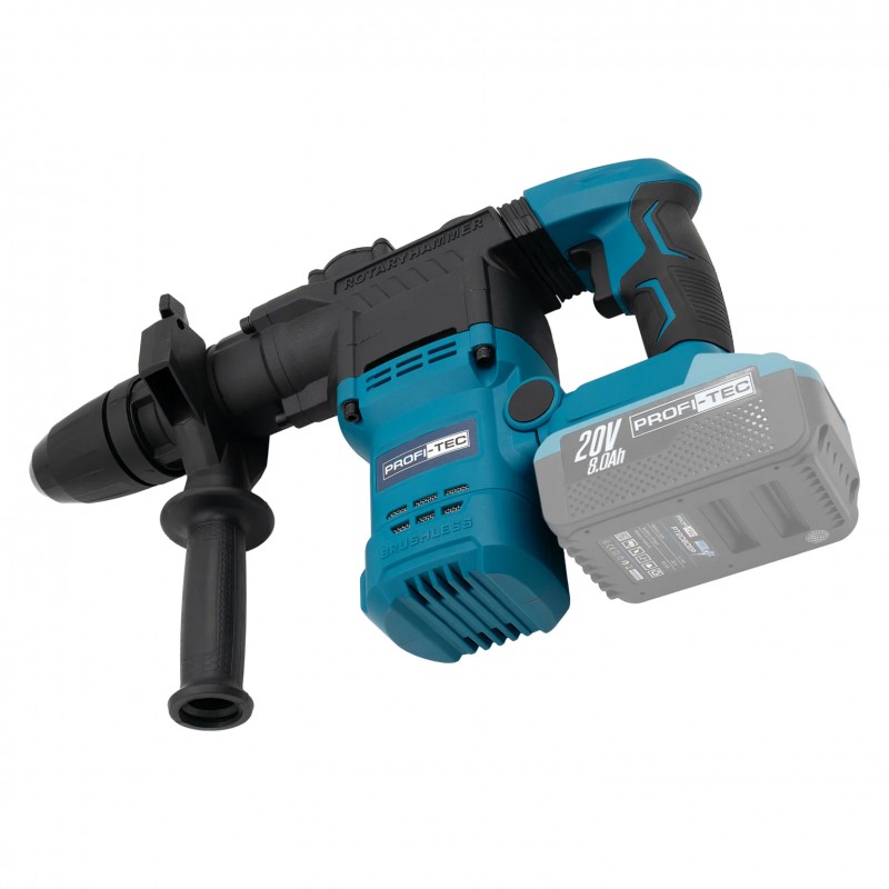 Аккумуляторный перфоратор PROFI-TEC PBH5620 (20 В, 5.6 Дж, SDS-MAX) (без аккумулятора и зарядного устройства)