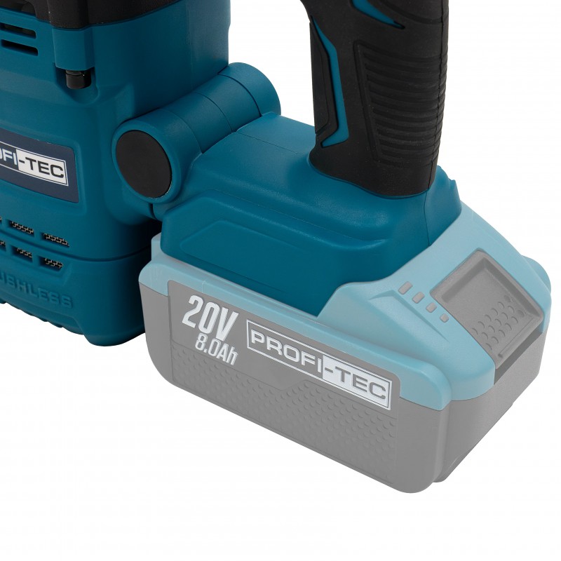 Аккумуляторный перфоратор PROFI-TEC PBH5620 (20 В, 5.6 Дж, SDS-MAX) (без аккумулятора и зарядного устройства)