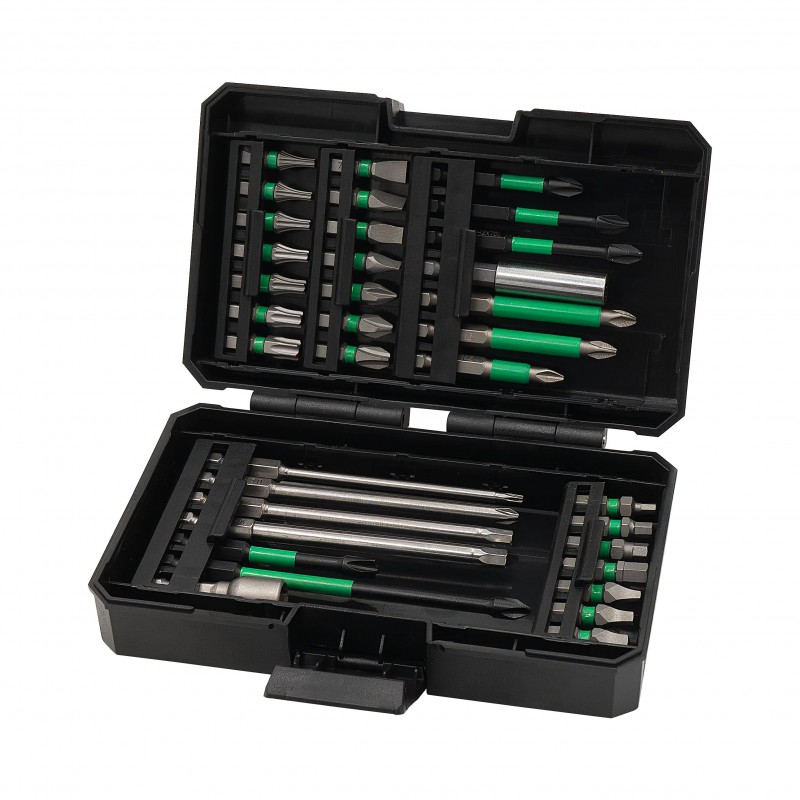 Акумуляторний імпульсний гвинтоверт PROFI-TEC PID1820BL POWERLine (180 Нм. набір біт, 2×PT2020MP (2.0 Аг), зарядний пристрій)