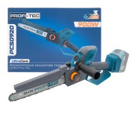 Акумуляторна ланцюгова пила PROFI-TEC PCS0920 UltraCore (20 В, безщітковий двигун, шина 25 см, 9.6 м/с) без акумулятора та зарядного пристрою