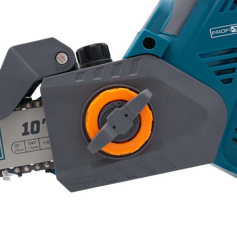 Акумуляторна ланцюгова пила PROFI-TEC PCS0920 UltraCore (20 В, безщітковий двигун, шина 25 см, 9.6 м/с) без акумулятора та зарядного пристрою