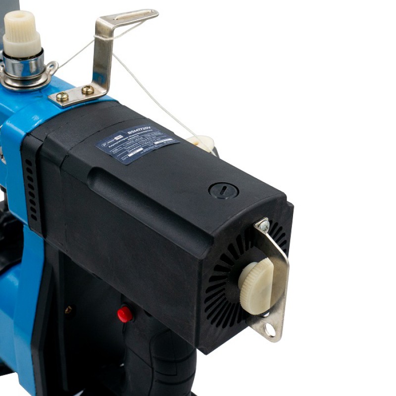 Акумуляторна машина для зшивання мішків PROFI-TEC BSM1720V POWERLine (20 В, 1700 стіб/хв, макс. товщина / довжина: 8.5 мм / 5.0 мм) 2×PT2040MP (4.0 Аг), ЗП BC20V, коробка, 5 голок, ремінь приводу