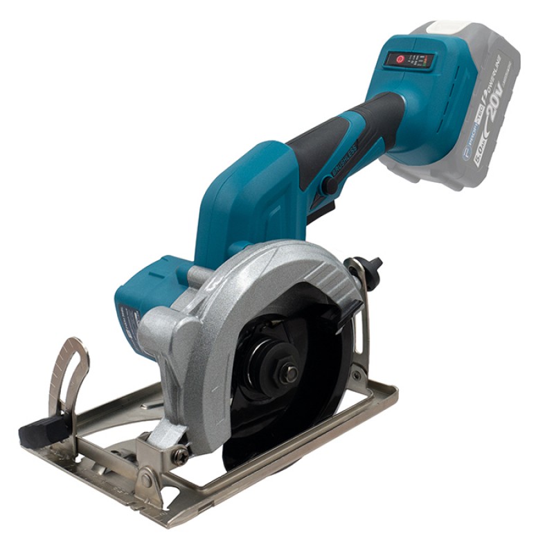 Акумуляторна універсальна дискова пила PROFI-TEC PCA1220BL POWERLine ((20 В, безщітковий двигун, 125 мм, пропил 0 – 41 мм) 1×PT2040EP (4.0Аг), ЗП BC20V, кейс