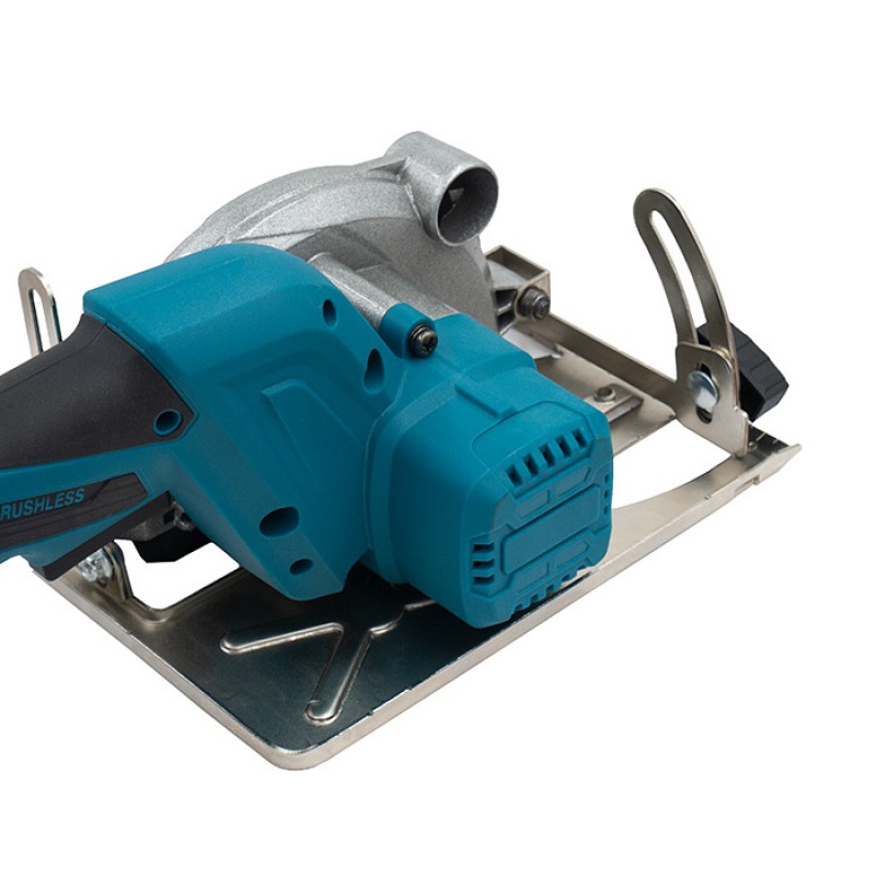 Акумуляторна універсальна дискова пила PROFI-TEC PCA1220BL POWERLine ((20 В, безщітковий двигун, 125 мм, пропил 0 – 41 мм) 1×PT2040EP (4.0Аг), ЗП BC20V, кейс