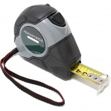 Рулетка 10мх25мм (магнитный зацеп, автоблокировка, двухкомпанентный корпус) Rockforce RF-5096P810