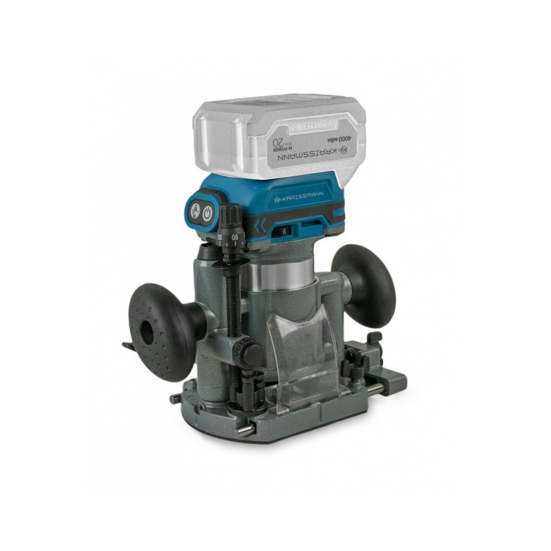 Аккумуляторный фрезер-триммер KRAISSMANN 681 AOFT-BL 20