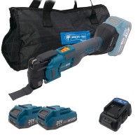 Аккумуляторный мультитул (реноватор) PROFI-TEC PCM430 UltraCore (2×PT2020VX (2.0 Ач), зарядное устройство)