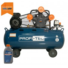 Компресор масляний PROFI-TEC OC-100W3 (100 л, 3.0 кВт, 530 л/хв)