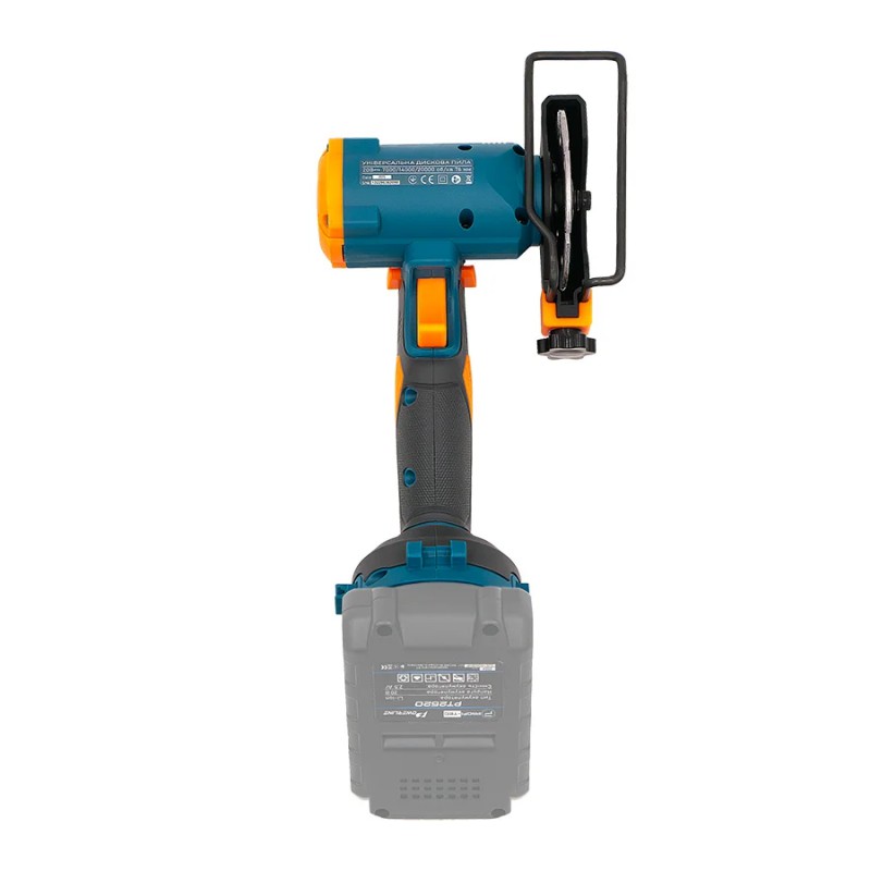 Акумуляторна універсальна дискова пила PROFI-TEC PWS390 UltraCore (1×PT2020VX (2.0 Аг), зарядний пристрій)