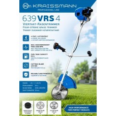 Четырехтактная Мотокоса бензиновая KRAISSMANN 639 VRS 4