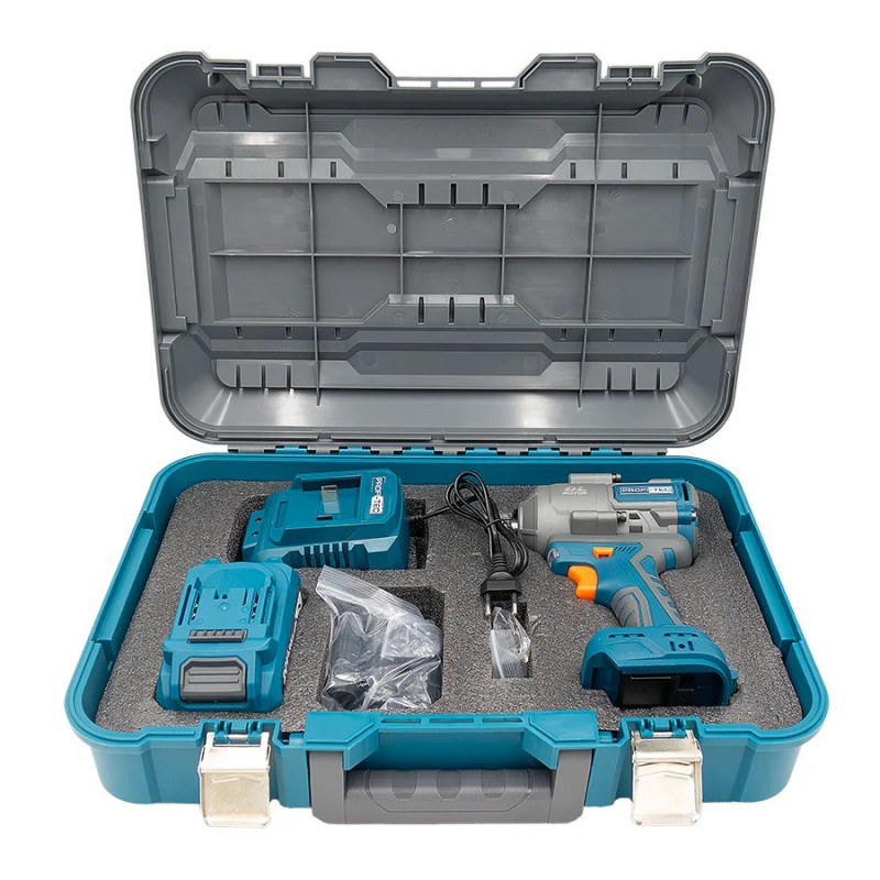 Аккумуляторный гайковерт PROFI TEC PTW1003 (1×PT2040VX (4.0 Ач), зарядное устройство, кейс)